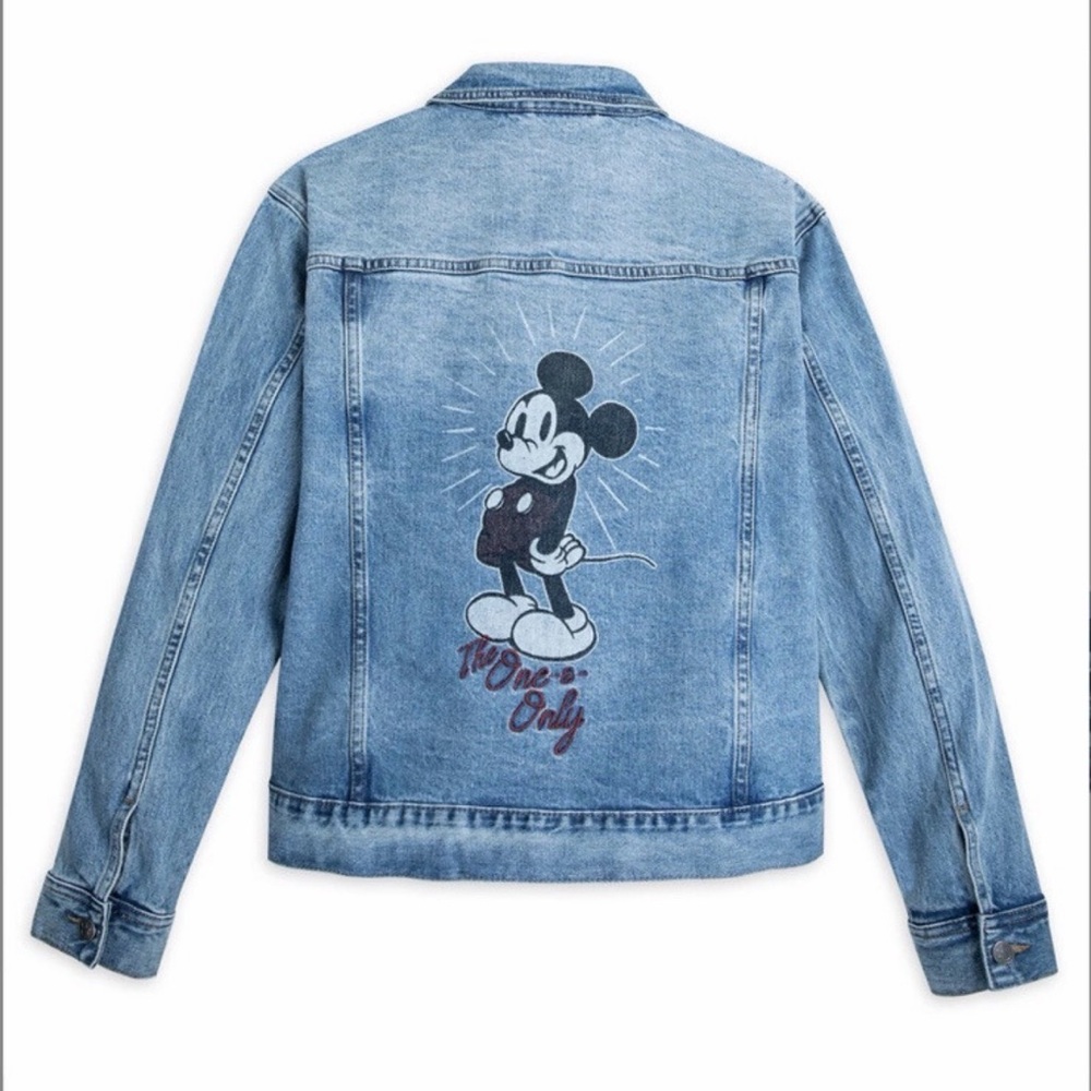 Disney Parks Mickey Mouse Blue Jean Jacket - Picture 6 of 6